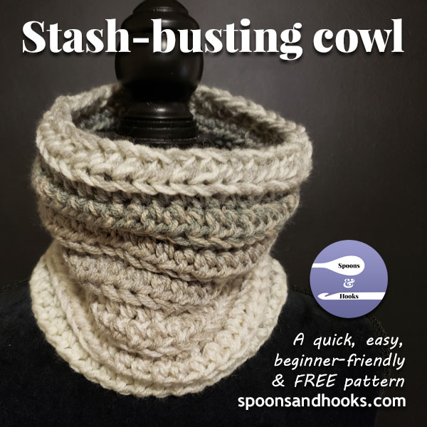 Free crochet pattern: Stash-busting cowl